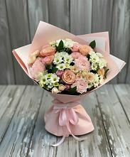 Букет цветов из:  Гвоздики, Розы и Хризантемы #REPLACE_PRED# Суслонгере