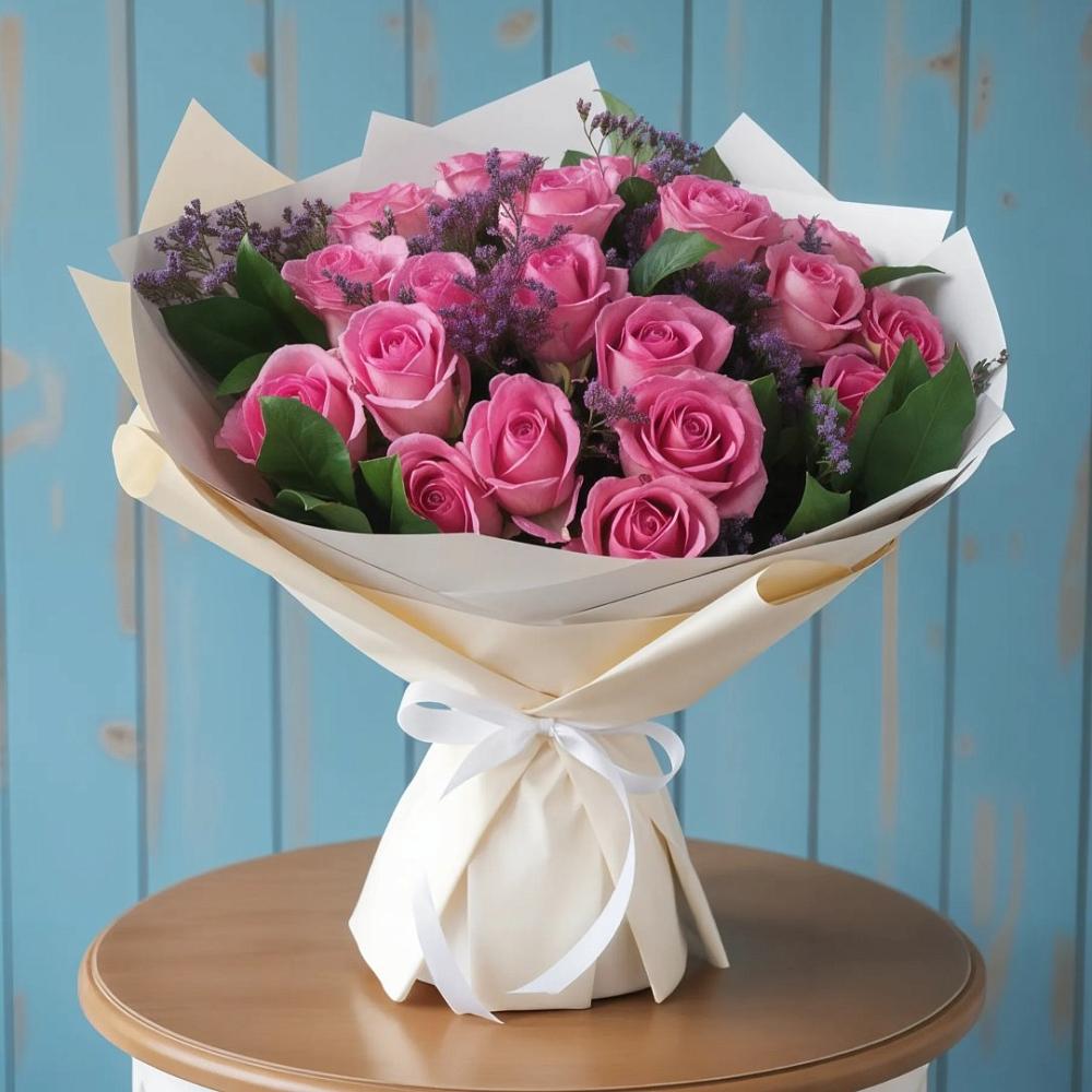 Букет цветов из: Розы в Суслонгере